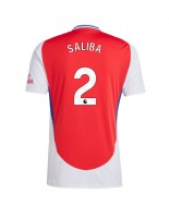 Arsenal William Saliba #2 Hjemmedrakt 2024-25 Korte ermer